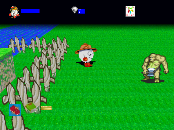 Dizzy in 3D Land screenshot
