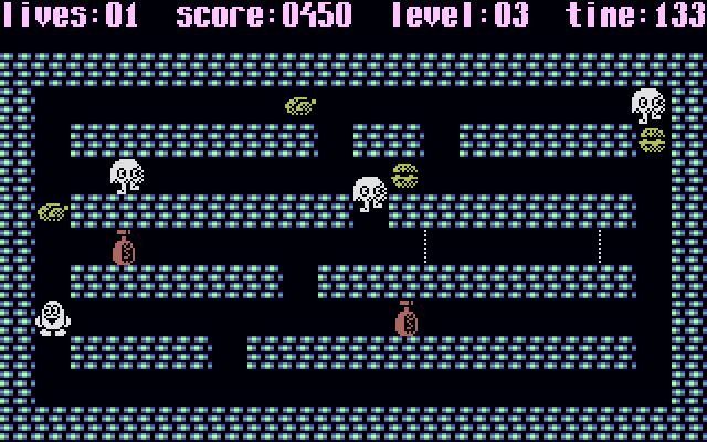 Fast Food (Commodore Plus/4 Game) screenshot