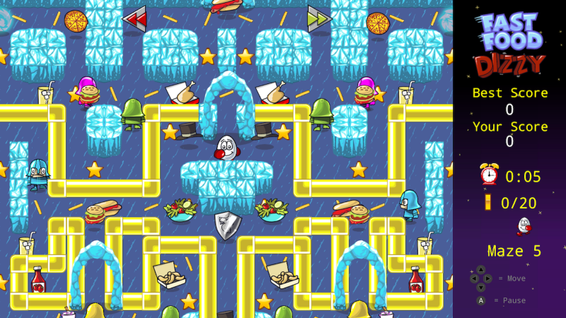 Fast Food Dizzy (Nintendo Switch Fuze Remake) screenshot
