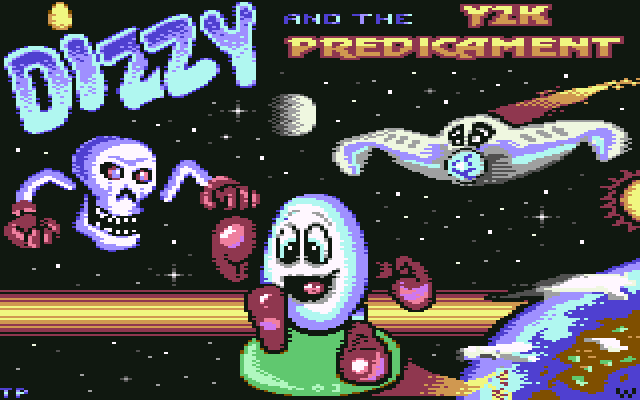 Tommy Pereira - Dizzy and Y2k Predicament - C64 Mock Loading Screen