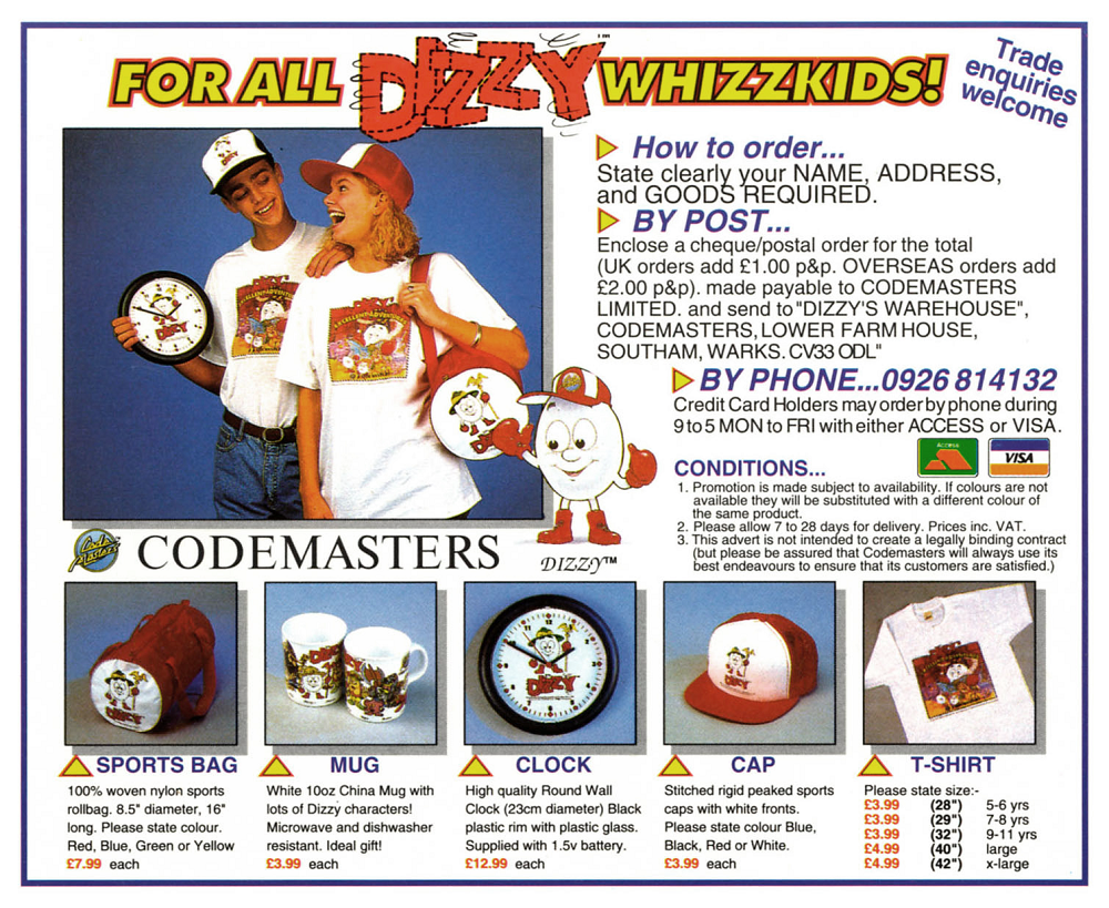 Dizzy Whizzkids Ad