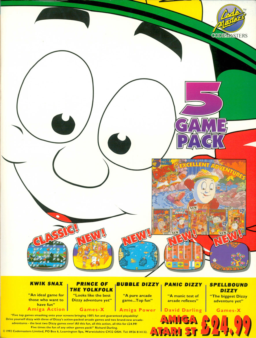 Dizzy's Excellent Adventures - Magazine Advert #2