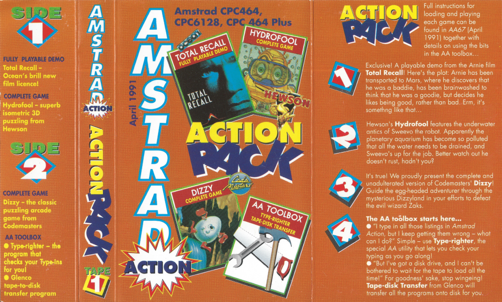 Amstrad Action (Apr 1991) - Front