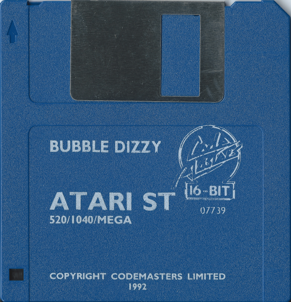 Bubble Dizzy - Atari ST Disk