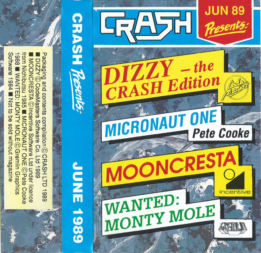 Crash (Jun 1989) - Front