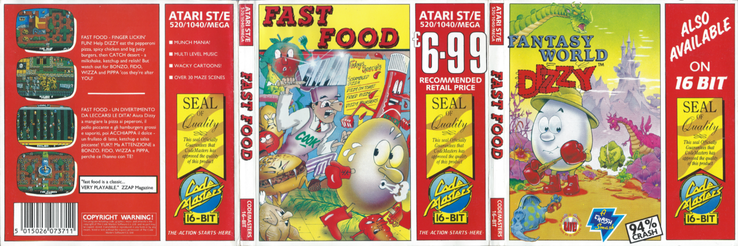 Fast Food - Atari ST Front