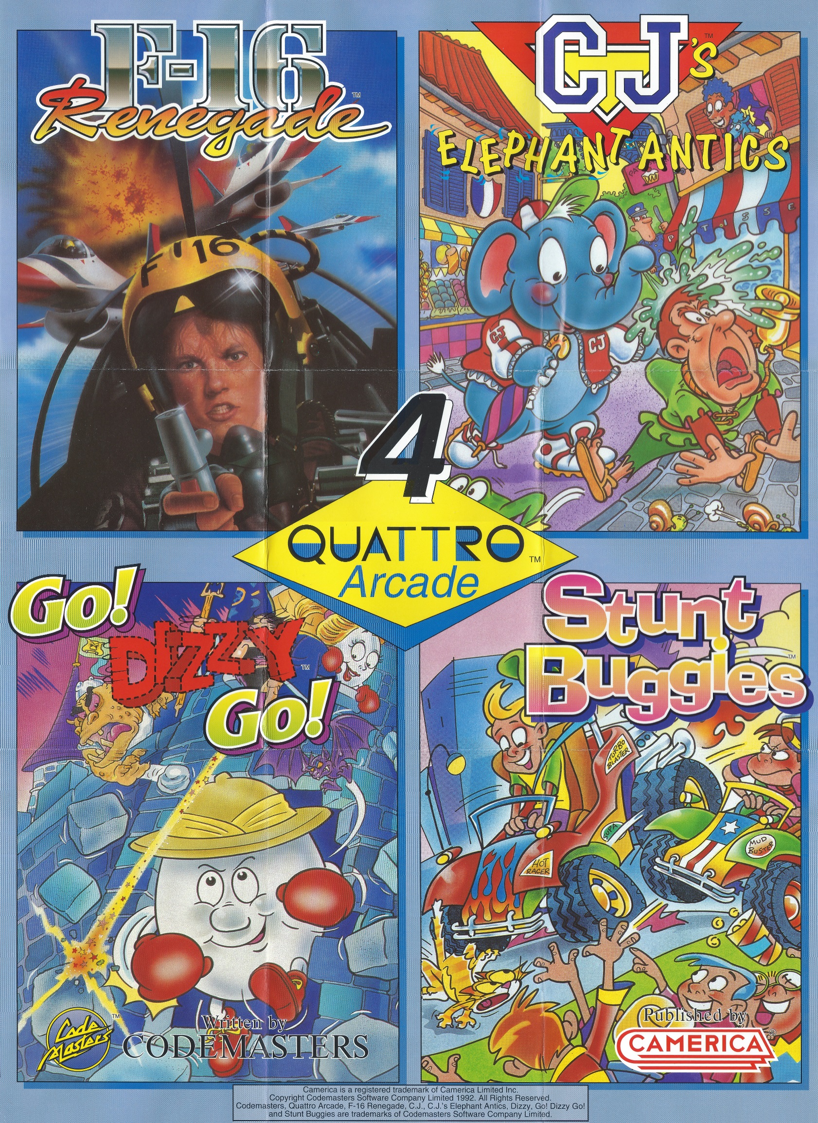Poster: Quattro Arcade (NES)