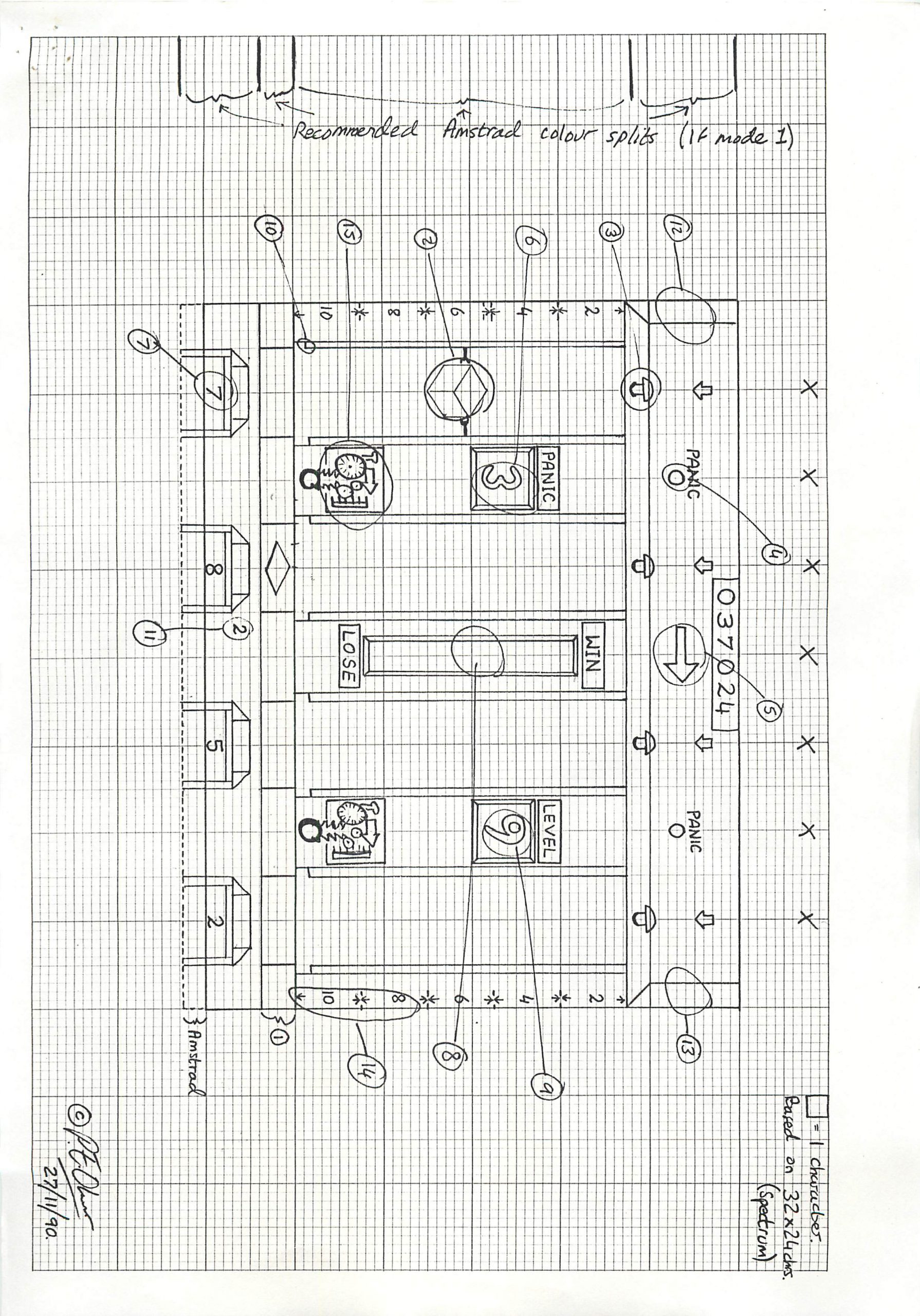 Panic Dizzy - Early Level Design #1