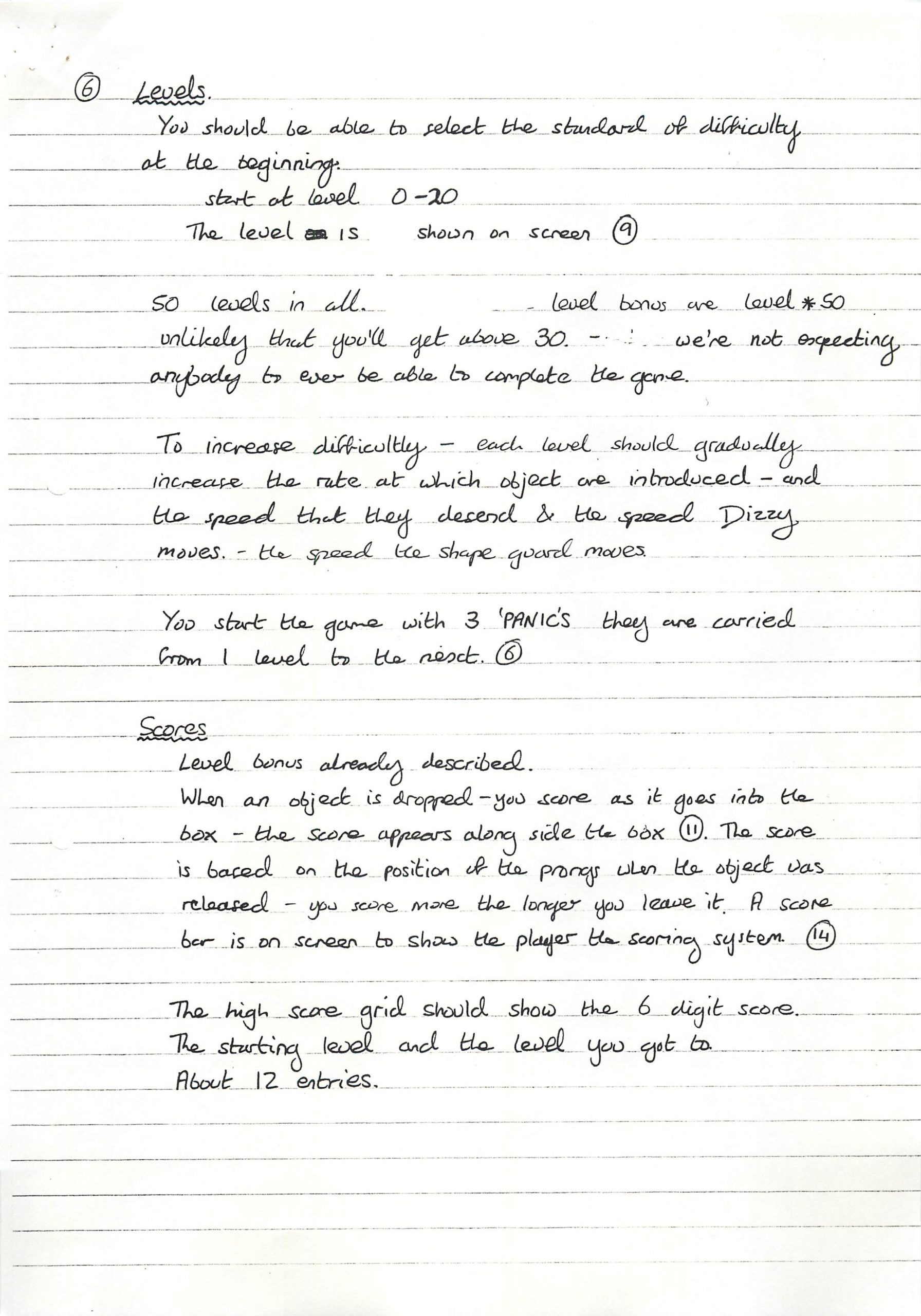 Panic Dizzy - Notes #5