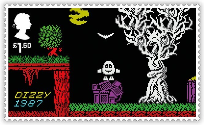 Royal Mail Game Stamp - Dizzy
