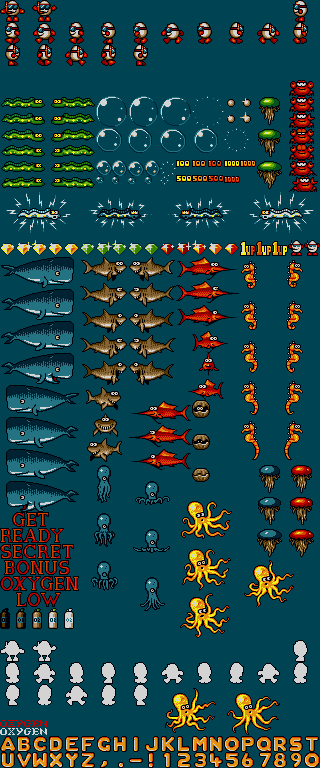 Sprite Sheet: Bubble Dizzy - 16-bit Sprites