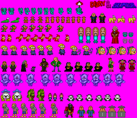 Sprite Sheet: Dizzy And Seymour - Characters - Other #1