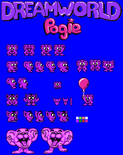 Sprite Sheet: Dreamworld Pogie - NES Sprites 1