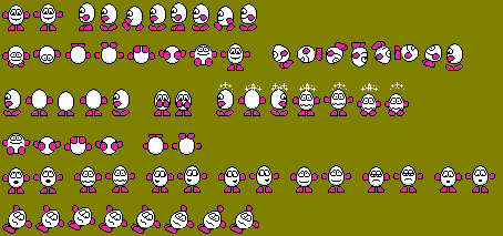 Sprite Sheet: Fantastic Dizzy - NES Sprites - Dizzy