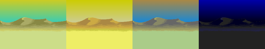 Sprite Sheet: Fantastic Dizzy - 16-bit Backgrounds - Desert
