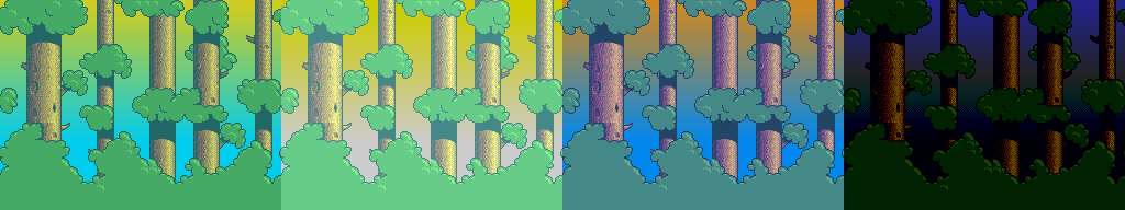 Sprite Sheet: Fantastic Dizzy - 16-bit Backgrounds - Forest Floor