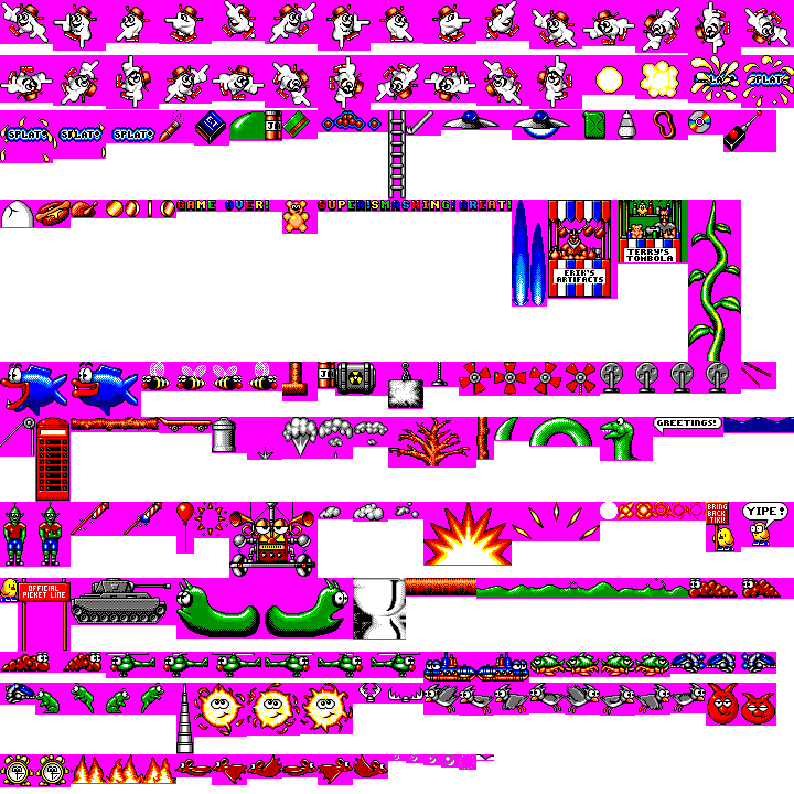 Sprite Sheet: Giddy 2 - Sprites