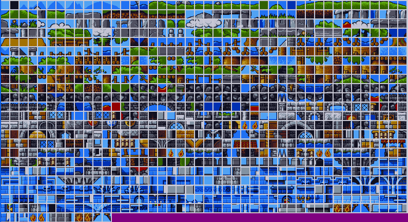 Sprite Sheet: Magicland Dizzy - 16-bit GFX