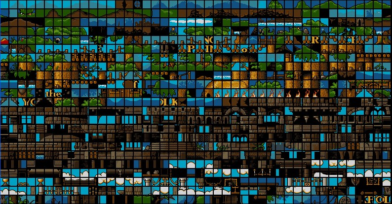 Sprite Sheet: Prince of the Yolkfolk - 16-bit GFX