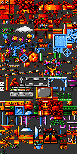 Sprite Sheet: Spellbound Dizzy - 16-bit GFX